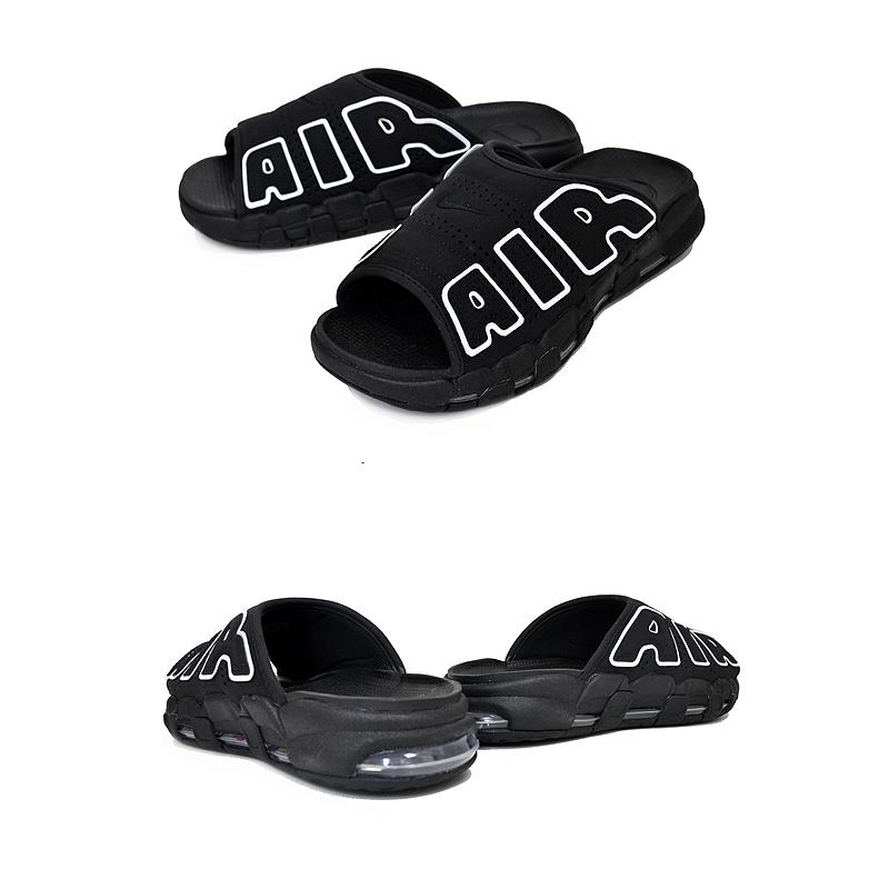 ナイキ エア モアアップテンポ スライド NIKE AIR MORE UPTEMPO SLIDE black/white-black-clear dv2132-001 サンダル ブラック ホワイト モアテン｜ltd-online｜03