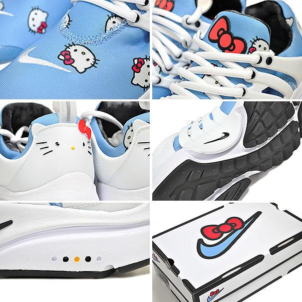 ナイキ エア プレスト ハーローキティ QS NIKE AIR PRESTO QS Hello Kitty university blue/black-white dv3770-400 スニーカー ユニバーシティブルー｜ltd-online｜04