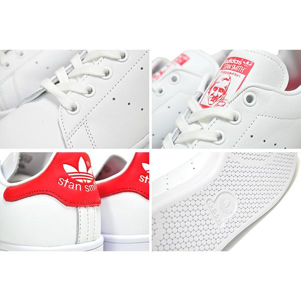 STAN SMITH アディダス スタンスミス adidas FTWWHT/FTWWHT/LUSRED