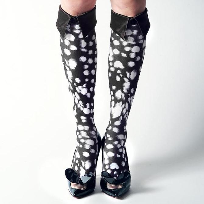 エリマキソックス ハイ ダルメシアン レディース ERIMAKI SOX