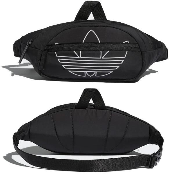 adidas ORIGINALS NATIONAL WAIST PACK BLACK WHITE ev7554