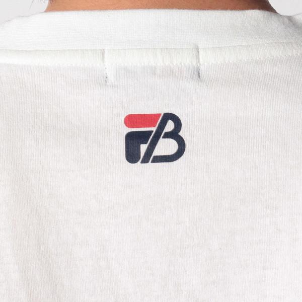 FILA フィラ ビーファースト ロゴ刺繍ワッペン Tシャツ x BE FILA フィラ ビーファースト ロゴ刺繍ワッペン Tシャツ x BE