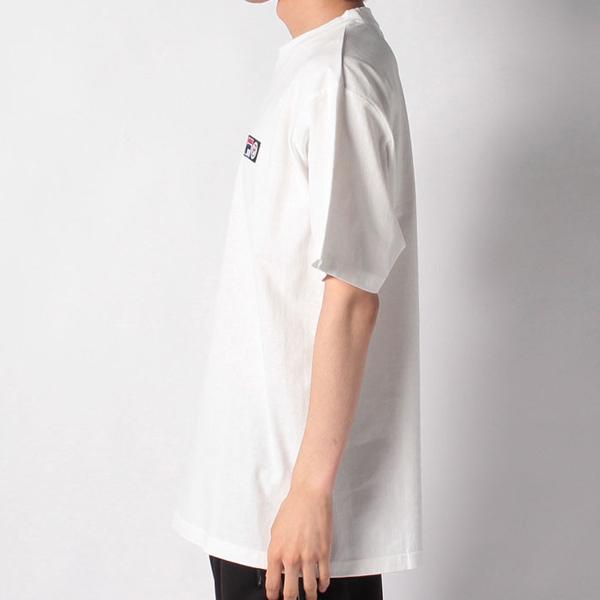 FILA フィラ ビーファースト ロゴ刺繍ワッペン Tシャツ x BE FILA フィラ ビーファースト ロゴ刺繍ワッペン Tシャツ x BE