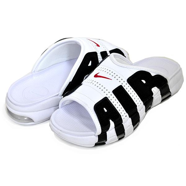 ナイキ エア モアアップテンポ スライド NIKE AIR MORE UPTEMPO SLIDE NA white/varsity red-black fb7815-100 サンダル ホワイト ブラック レッド｜ltd-online｜02