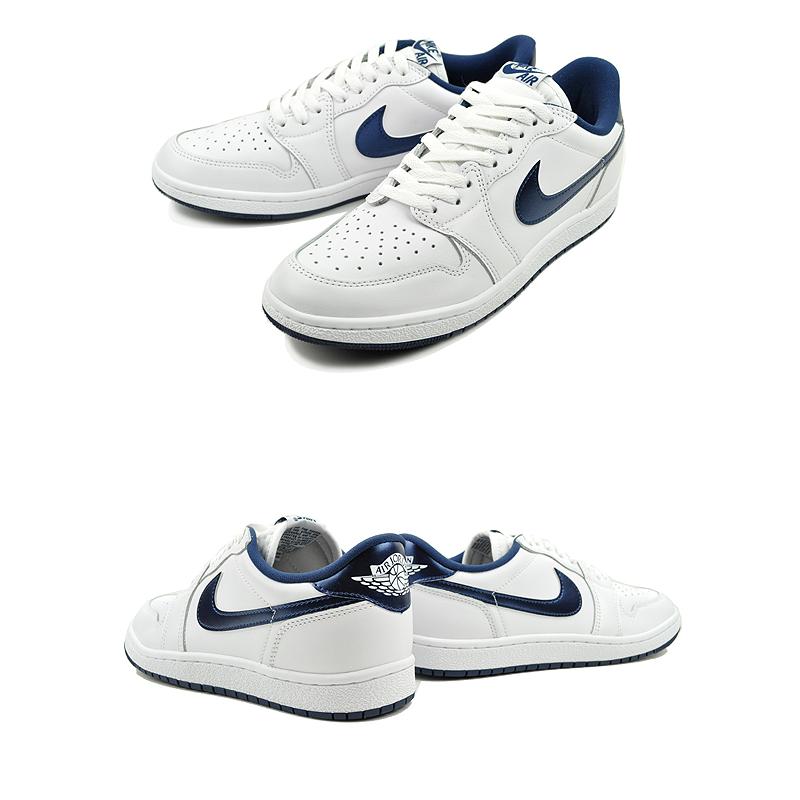 ナイキ エアジョーダン 1 ロー 85 NIKE AIR JORDAN 1 LOW 85 white/navy-wht fb9933-141 スニーカー AJ1 サミットホワイト ネイビー｜ltd-online｜03