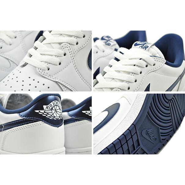 ナイキ エアジョーダン 1 ロー 85 NIKE AIR JORDAN 1 LOW 85 white/navy-wht fb9933-141 スニーカー AJ1 サミットホワイト ネイビー｜ltd-online｜04