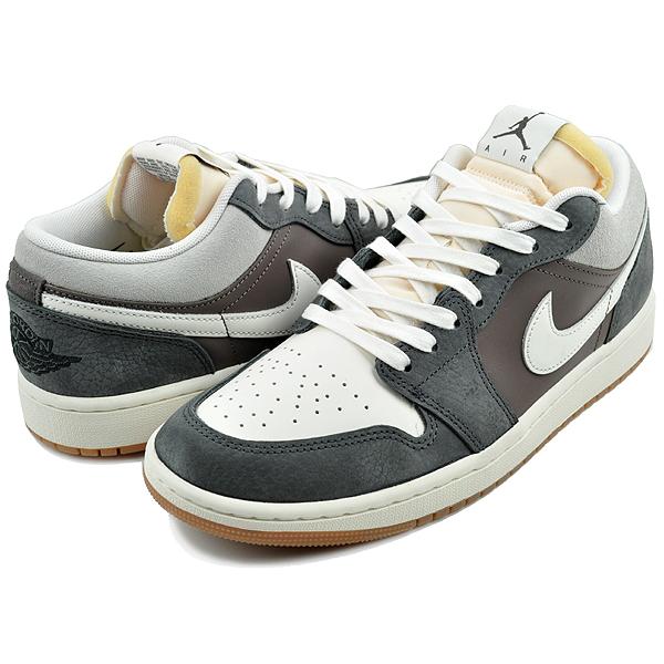 AUTHENTIC NIKE Air Jordan 1 Low SE Black Silver Toe White