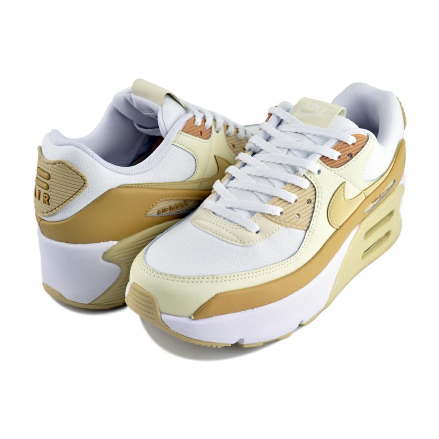 Nike Air Max 90 ホワイト/ネイビー/ゴールド NIKE AIR MAX 90 PRM WHITE/KHAKI-RACER BLUE-BLACK （ナイキ