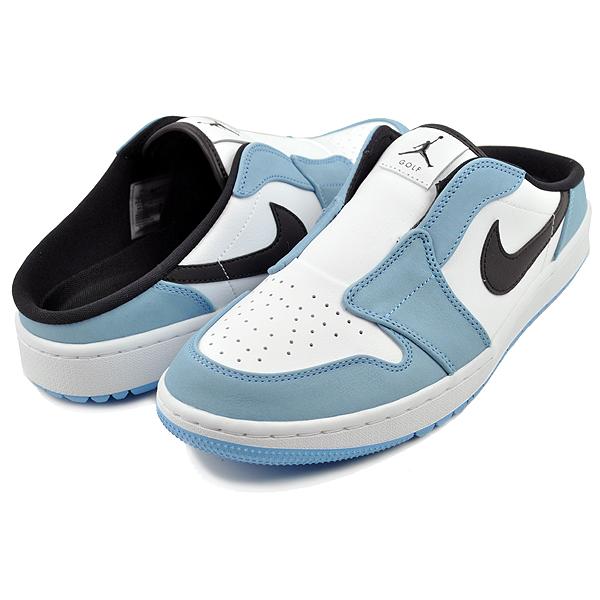 ナイキ エアジョーダン ミュール ゴルフ NIKE AIR JORDAN MULE GOLF university blue/black-white fj1214-400 ユニバーシティ ブルー スパイクレス AJ1｜ltd-online｜02