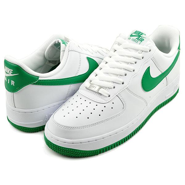 NIKE Air Force 1 ホワイト/グリーン エア フォース 1 ナイキ エアフォース 07 NIKE AIR FORCE white