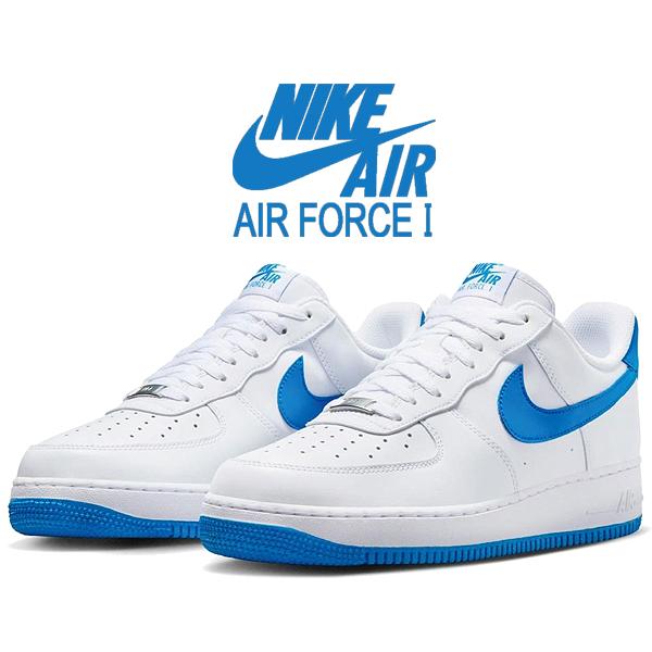※箱無し※ NIKE エアフォース 1 '07 ホワイト/ブルー　28センチ NIKE AIR FORCE 1 '07 WHITE/UNIVERSITY BLUE-WHITE 23FA-I（ナイキ