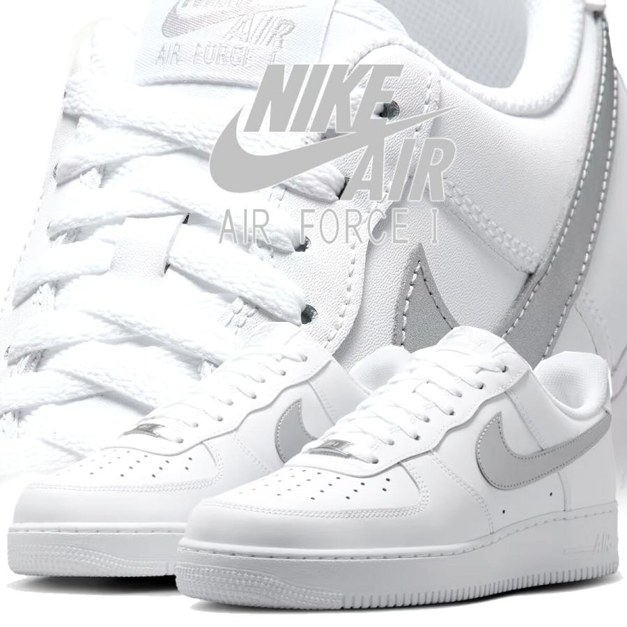 エア フォース 1 ナイキ '07 ホワイト メタリックシルバー NIKE AIR