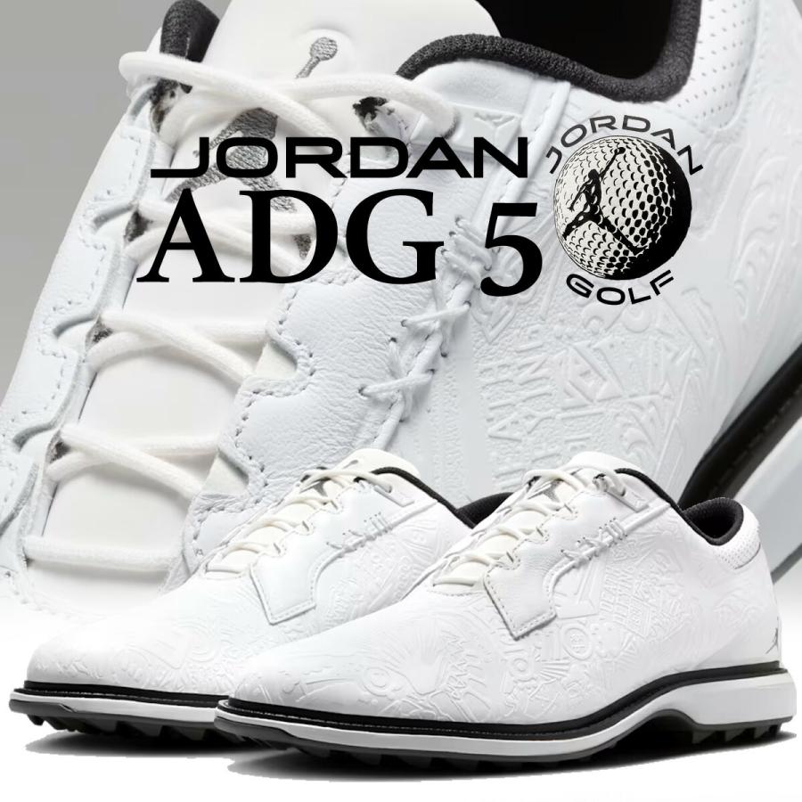 NIKE GOLF ナイキ ゴルフ AIR JORDAN ADG エアジョーダン スパイクレスゴルフシューズ AR7995-100 ホワイト size:27.5cm Jordan Nike ADG White Cement Red AJ3 AR7995 100 Men's Golf Cleats