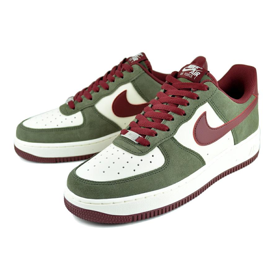 エア フォース 1 ナイキ 07 LV8 カーゴカーキ ダークチームレッド NIKE
