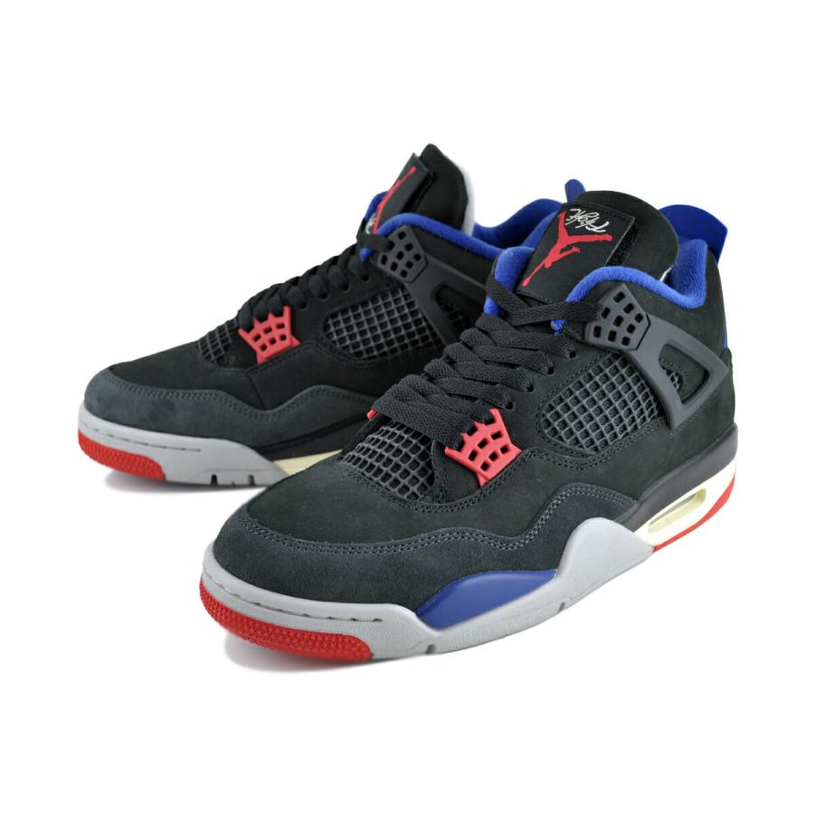 NIKE Air Jordan 4 ブラック/レッド/ブルー エア ジョーダン 4 ナイキ エアジョーダン レトロ レアエア ブラック