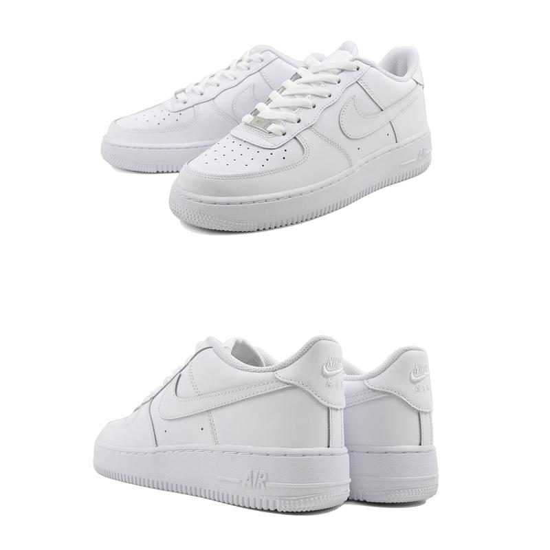 Nike Air Force 1 ホワイト レザー スニーカー 25cm送料込み エア フォース 1 ナイキ エアフォース LE ガールズ NIKE AIR FORCE (GS
