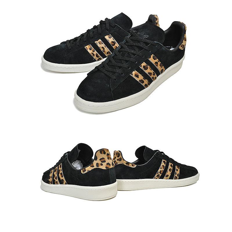 アディダス キャンパス adidas CAMPUS 80s CBLACK/STPANU/FTWWHT gy0407 ブラック レオパード ヒョウ柄｜ltd-online｜03