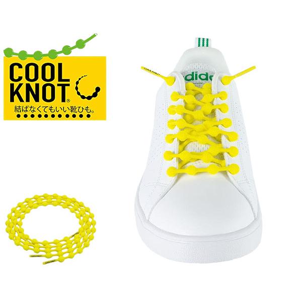 クールノット 結ばない靴ひも COOLKNOT YELLOW L ha75a1-yl イエロー