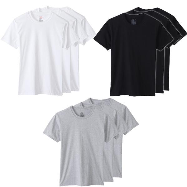 Hanes（ヘインズ） RS クルーネック Tシャツ 3枚組 Hanes GLOBAL VALUE 