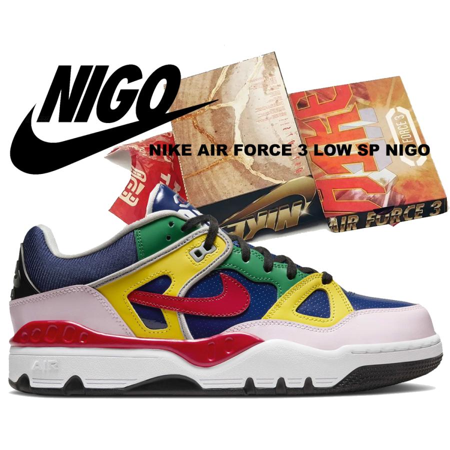 NIKE ナイキ エアフォース 3 ロー 二ゴー AIR FORCE LOW SP NIGO NIKE ナイキ エアフォース 3 ロー 二ゴー AIR FORCE LOW SP NIGO