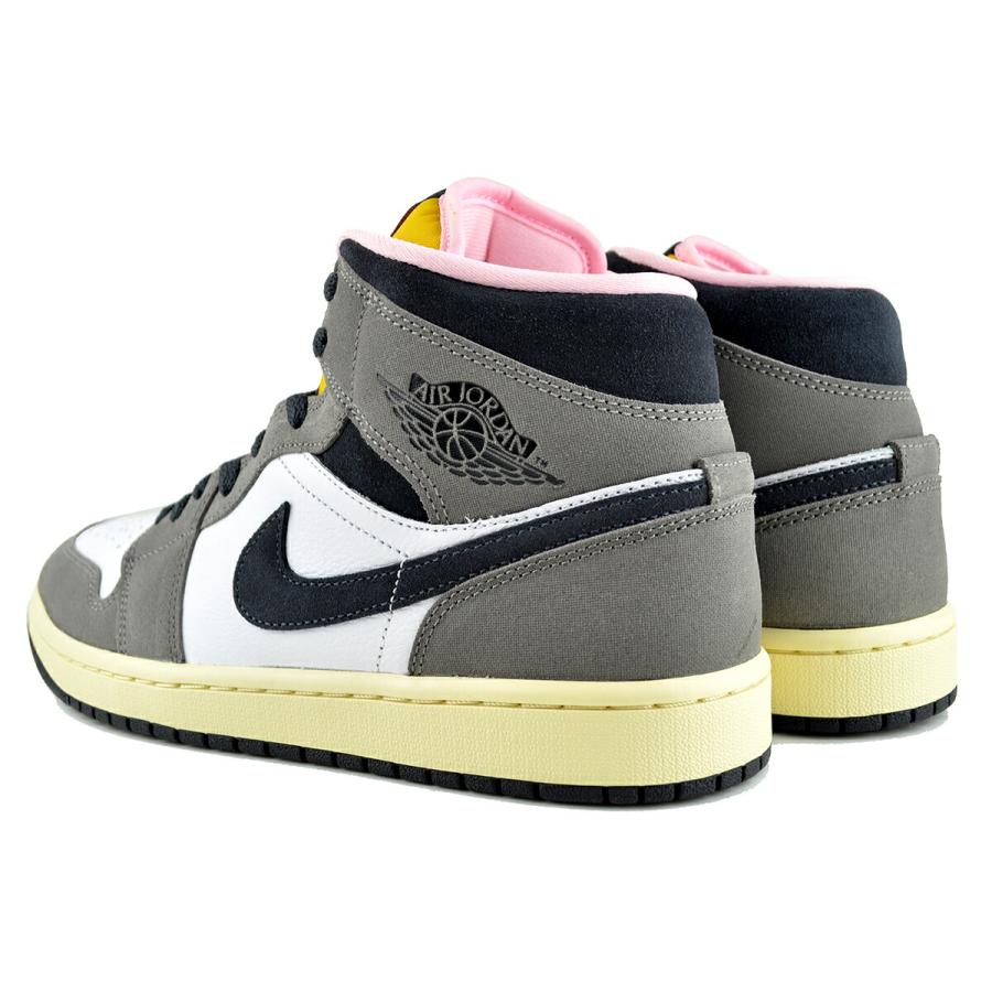 エア ジョーダン 1 ナイキ ミッド SE ホワイト オイルグレー ケイブ