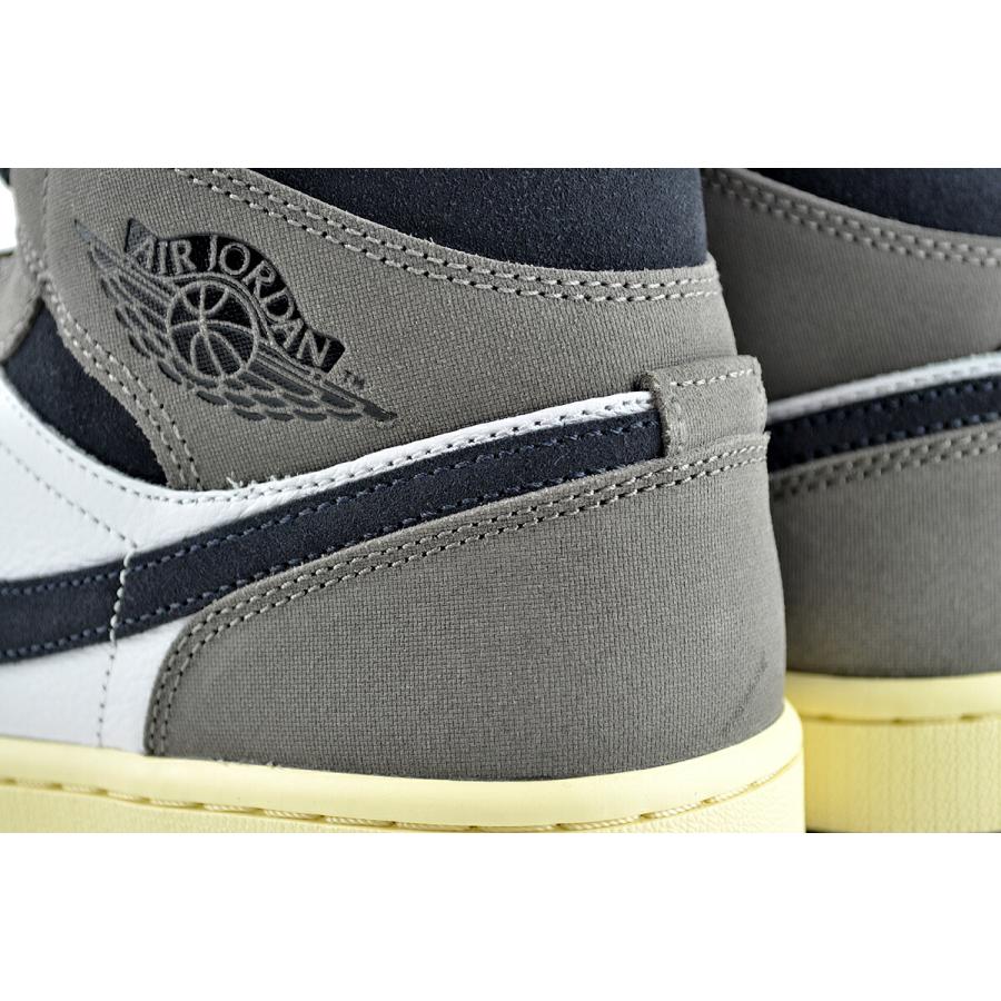 エア ジョーダン 1 ナイキ ミッド SE ホワイト オイルグレー ケイブ
