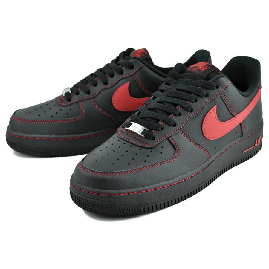 エア フォース 1 ナイキ '07 LV8 ブラック ユニバーシティレッド NIKE