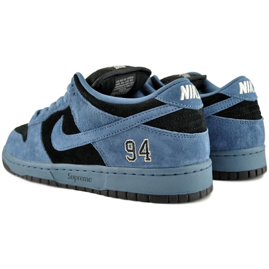 ナイキ × シュプリーム SB ダンク ロー OG QS オーシャンフォグ ブラック NIKE SB DUNK LOW OG QS SUPREME ocean fog/ocean fog-blk hq8487-400の画像