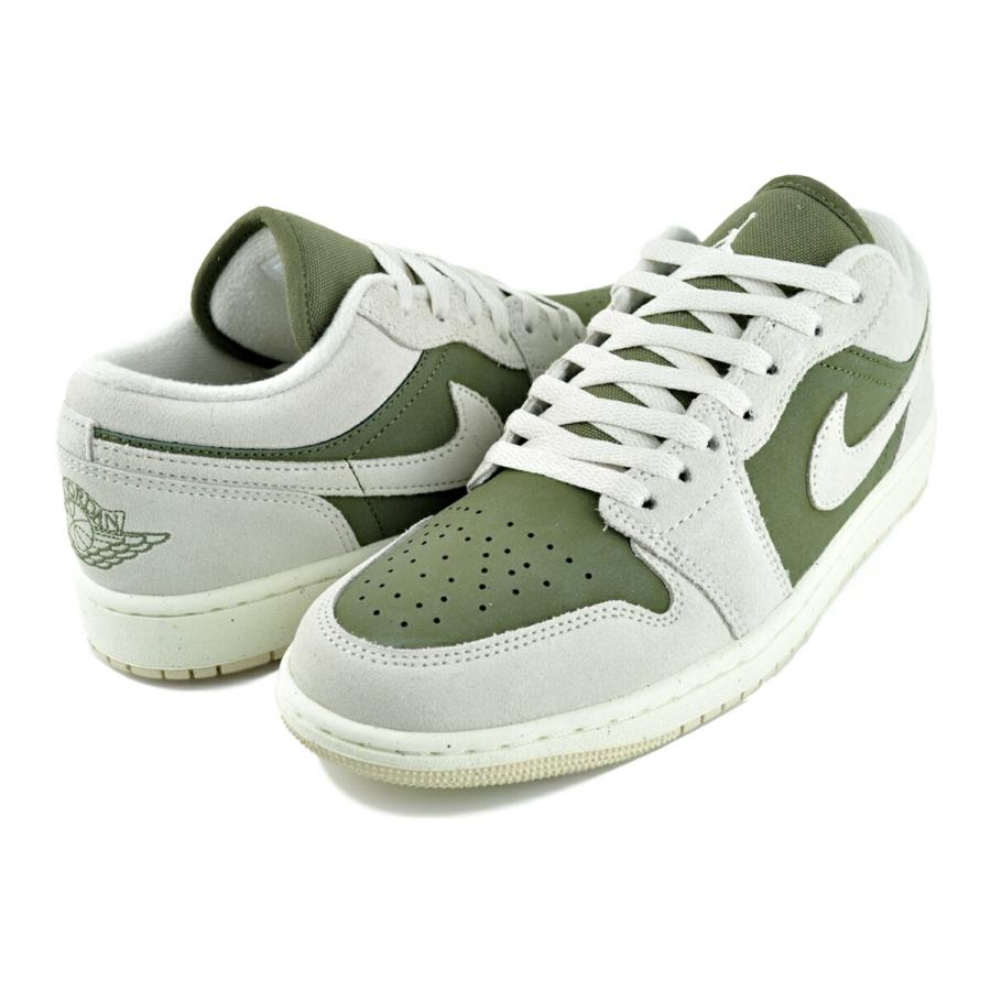 [ナイキ] エア ジョーダン 1 ロー SE [AIR JORDAN 1 LOW SE] ミディアムオリーブ/セイル/ライトオールウッドブラウン HV4089-201 エア ジョーダン 1 ナイキ ロー SE ミディアムオリーブ ライトオレ