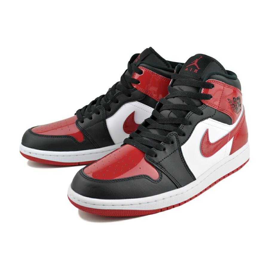 エア ジョーダン 1 ナイキ ミッド SE ブラック バーシティレッド