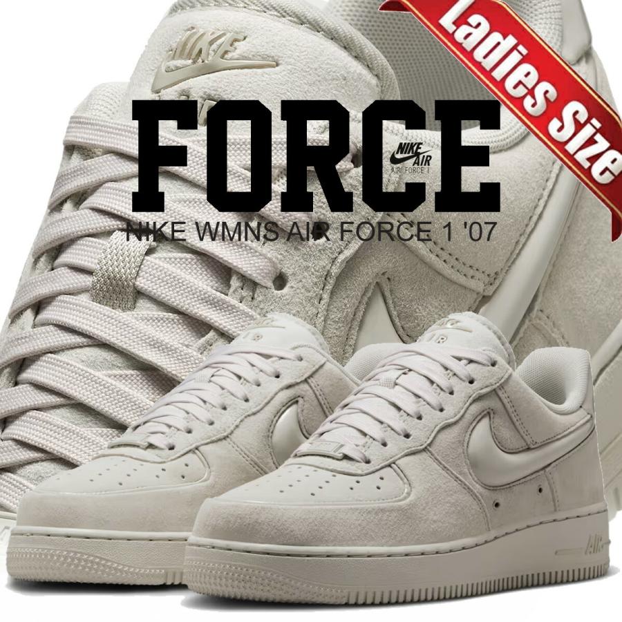 W AIR FORCE 1 '07 “LIGHT BONE“レディース24センチ エア フォース 1 ナイキ ウィメンズ '07 ライトボーン ホワイト NIKE