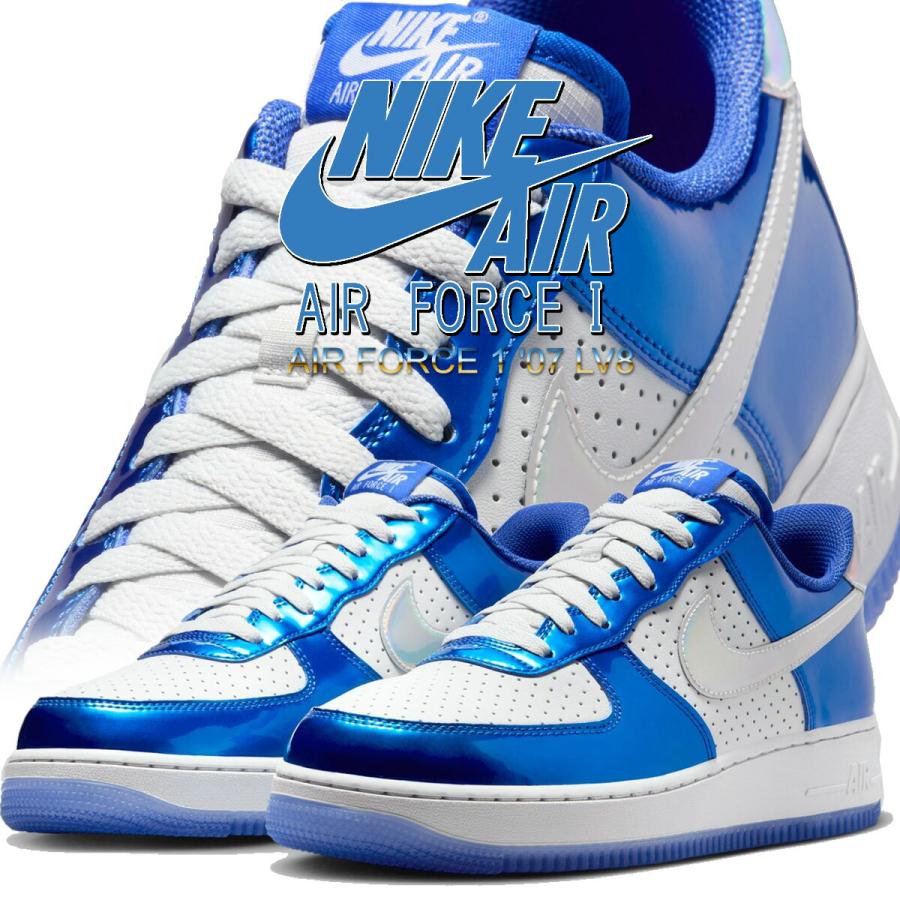 Nike Air Force 1 Low ナイキ エアフォース1ライトフォトブル NIKE（ナイキ） エア フォース 1 '07 LV8 ライトフォトブルー マルチ