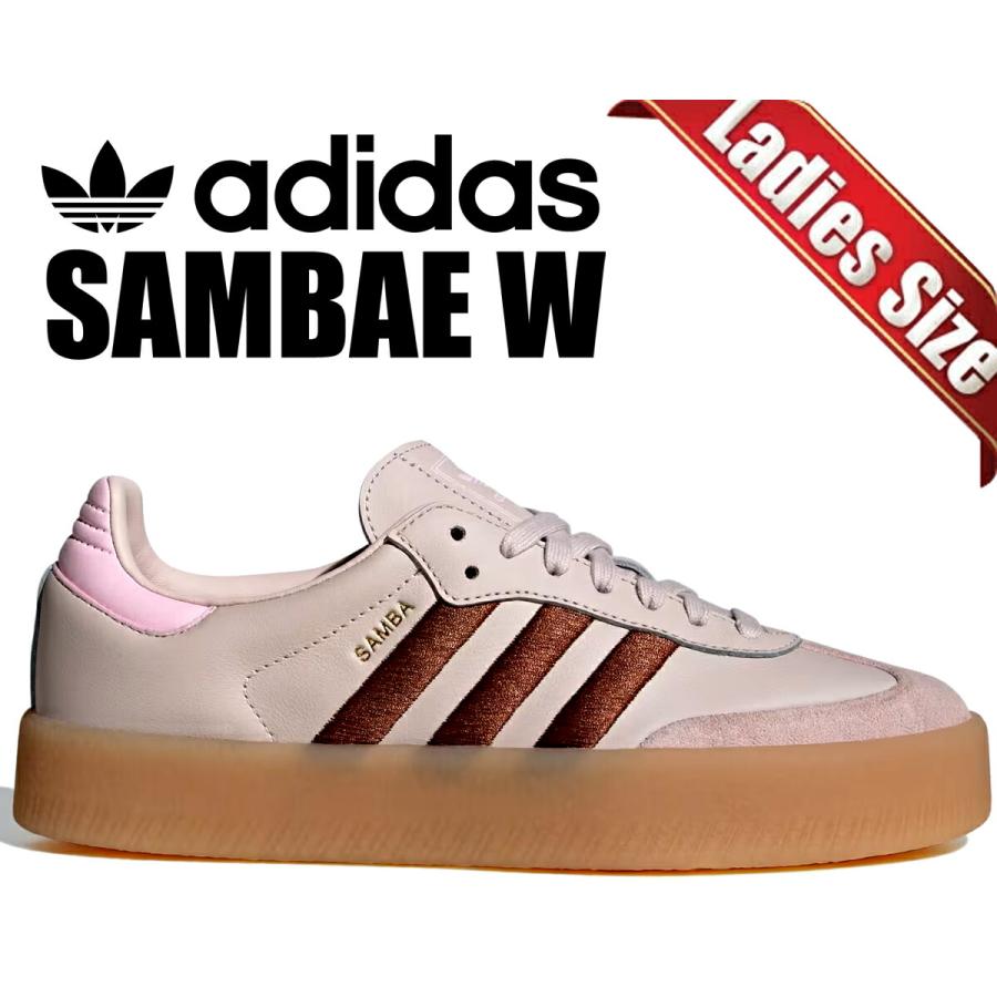 adidas（アディダス） サンベエ ウィメンズ adidas SAMBAE W PUTMAU/PREBRN/CLPINK id3737 ...