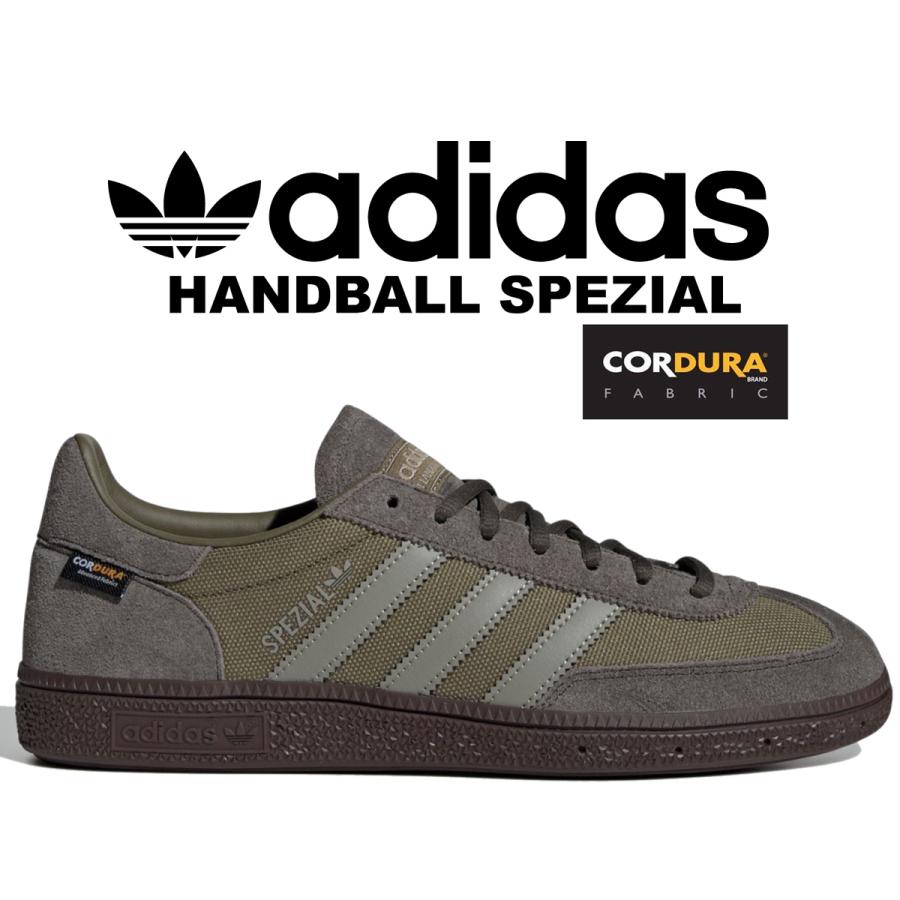  アディダス HANDBALL SPEZIAL CORDURA ハンドボール スペツィアル コーデュラ ローカットスニーカー グリーン/グレー US9/27cm IE6602 adidas（アディダス） ハンドボール スペツィアル コーデュラ adidas