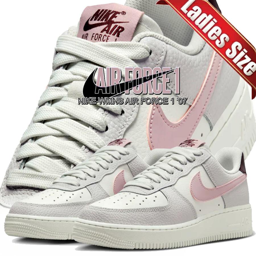 NIKE WMNS　エアフォース1'07　プレミアムMF サミットホワイト エア フォース 1 ナイキ ウィメンズ '07 サミットホワイト プラム
