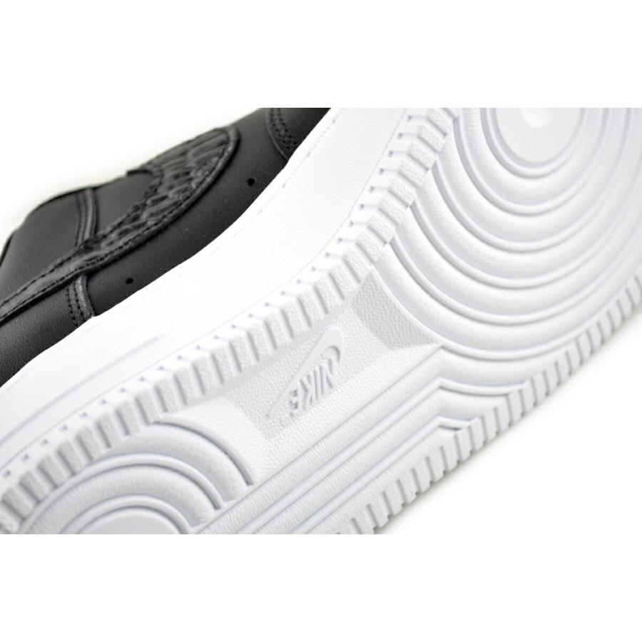 ナイキ ウィメンズ エアフォース1 '07 SE ブラック ニュートラルグレー ホワイト NIKE WMNS AIR FORCE 1 07 SE blk/blk-neutral grey-wht io4837-001の画像
