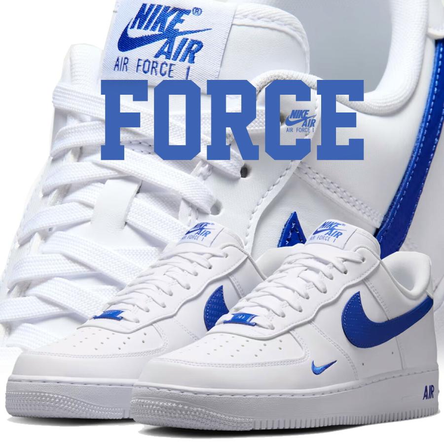 NIKE AIR FORCE 1 ホワイト スニーカー エア フォース 1 ナイキ '07 ホワイト ゲームロイヤル NIKE AIR FORCE