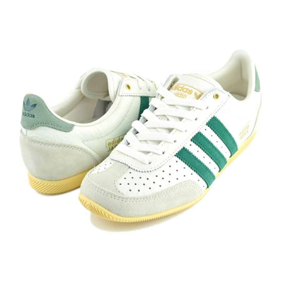 [アディダス] ジャパン [W JAPAN] オフホワイト/カレッジグリーン/オレンジティント JI2663 adidas（アディダス） ジャパン ウィメンズ オフホワイト カレッジ