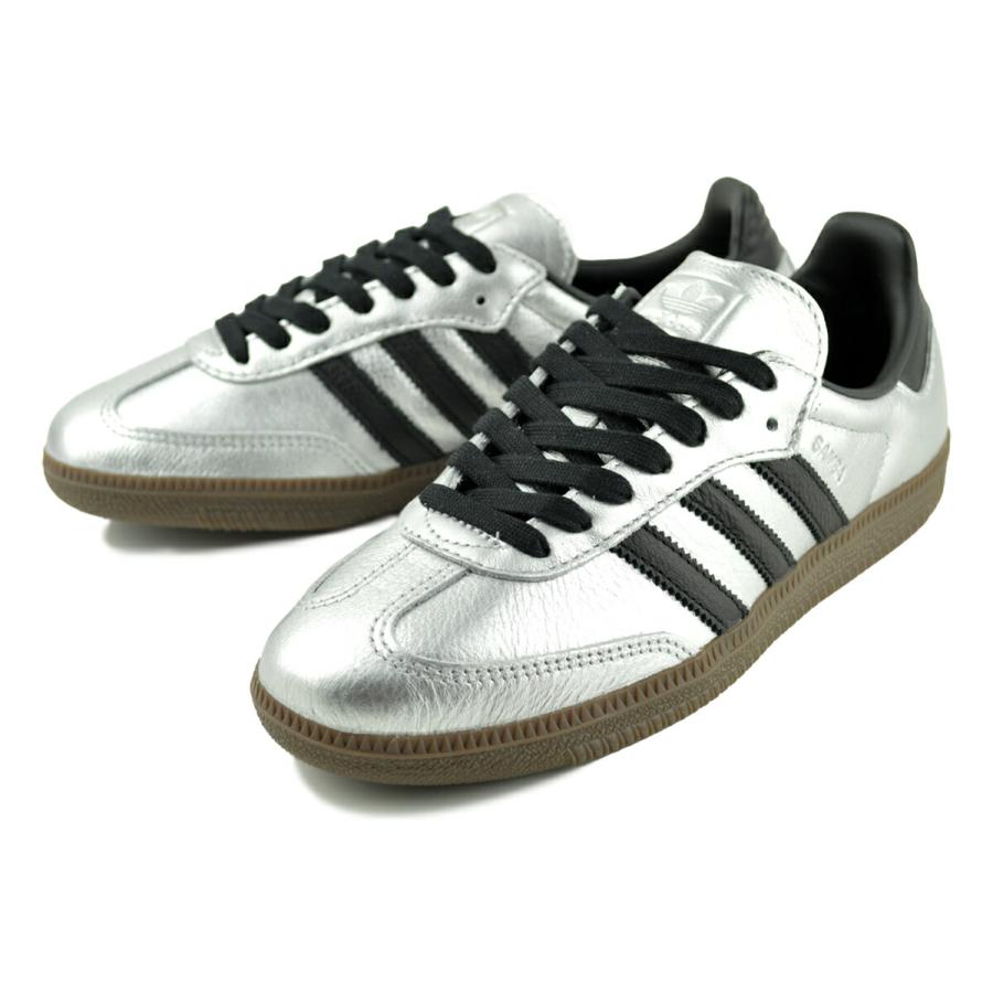 【新品・未使用】adidas SAMBA OG シルバー 24.0 adidas Women's Samba OG 
