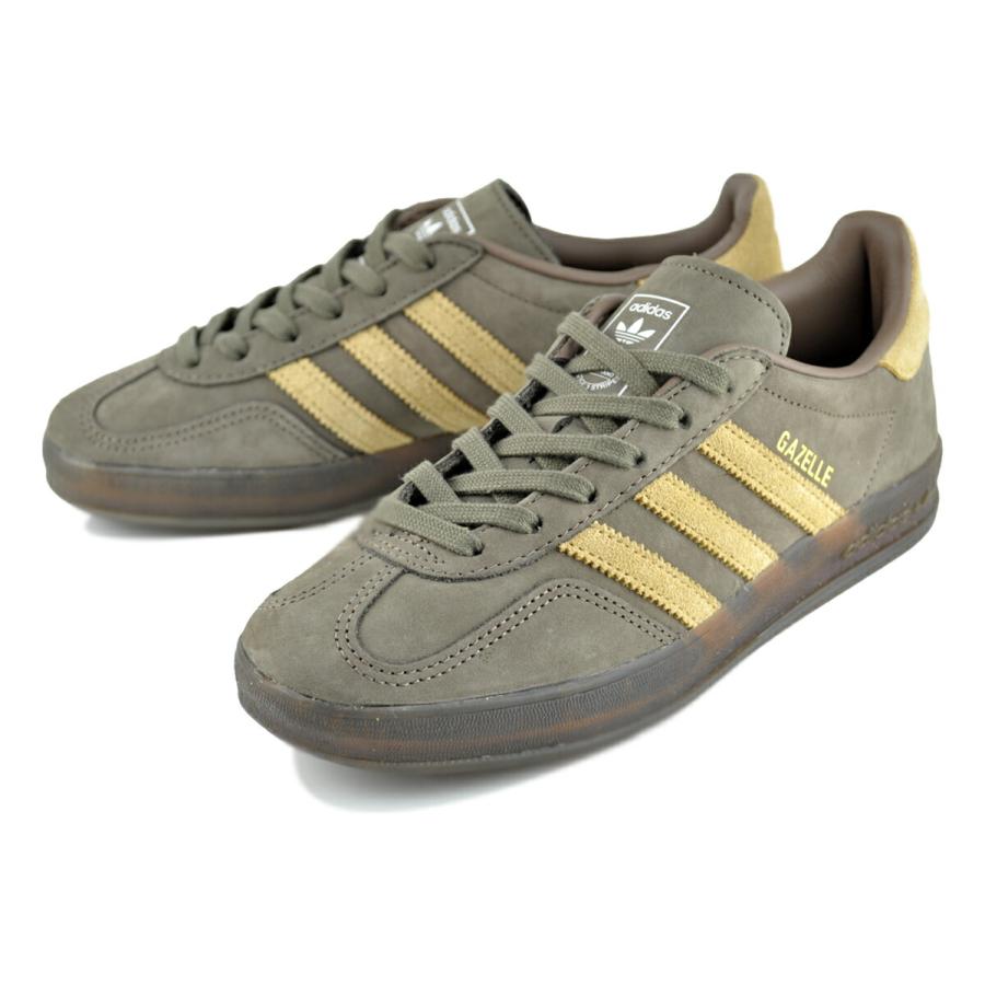 adidas（アディダス） ガゼル インドア カーボンブラウン ゴールド