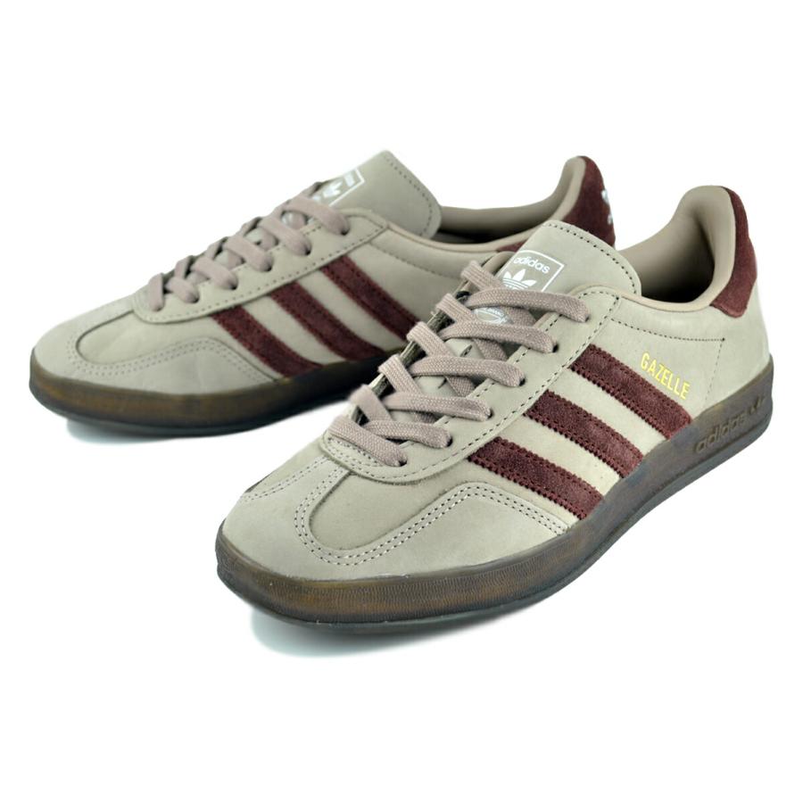 アディダス オリジナルス adidas Originals スニーカー ガゼル インドア [OMV59/JQ8387 FW25] GAZELLE INDOOR レディース 靴 シューズ ガッツレー トレースカーキ/フォックスブラウン/フットウェアホワイト 正規取扱店 adidas（アディダス） ガゼル インドア トレースカーキ フォックス