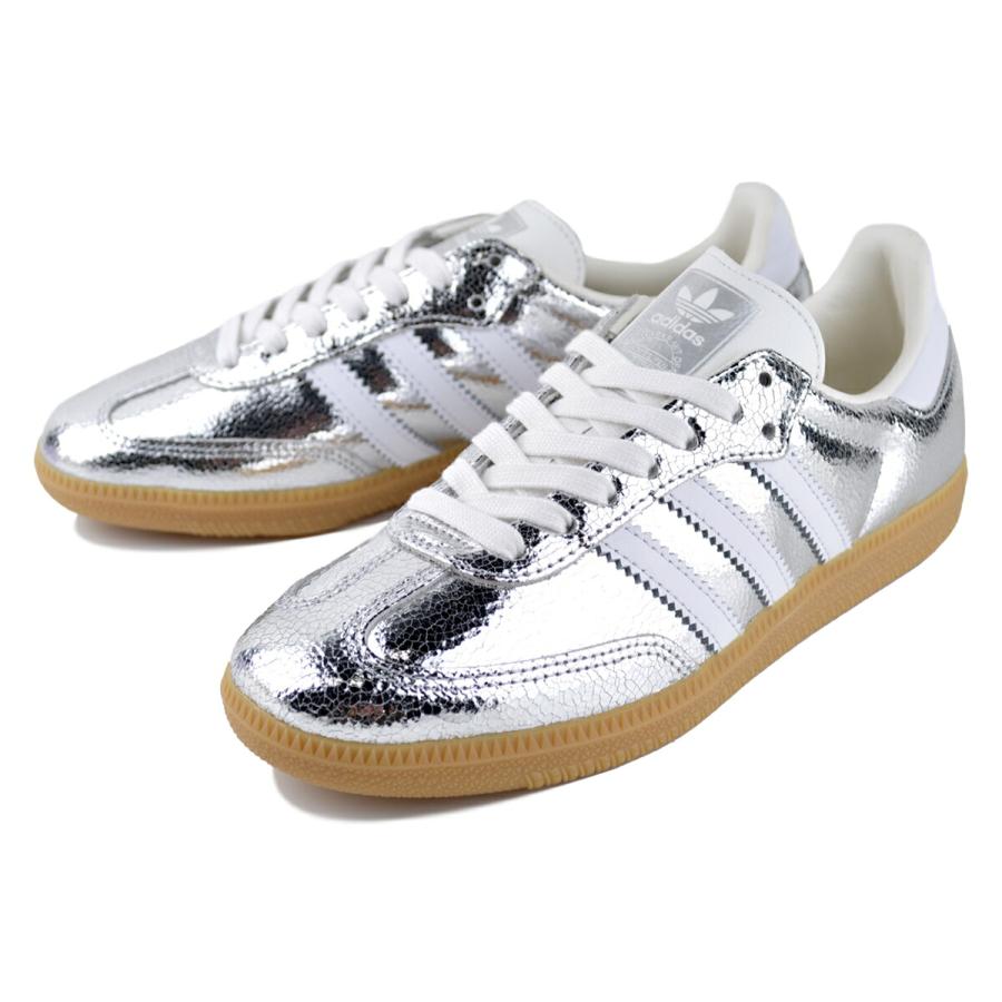 adidas SAMBA OG Wメタリックシルバー スニーカー23.5cm adidas Originals Wmns Samba OG - JR0035 | SNS - SNEAKERSNSTUFF