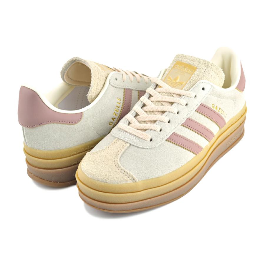 アディダス　ガゼルボールド　Cream White 23 adidas Gazelle Bold Shoes - White | Free Shipping with adiClub