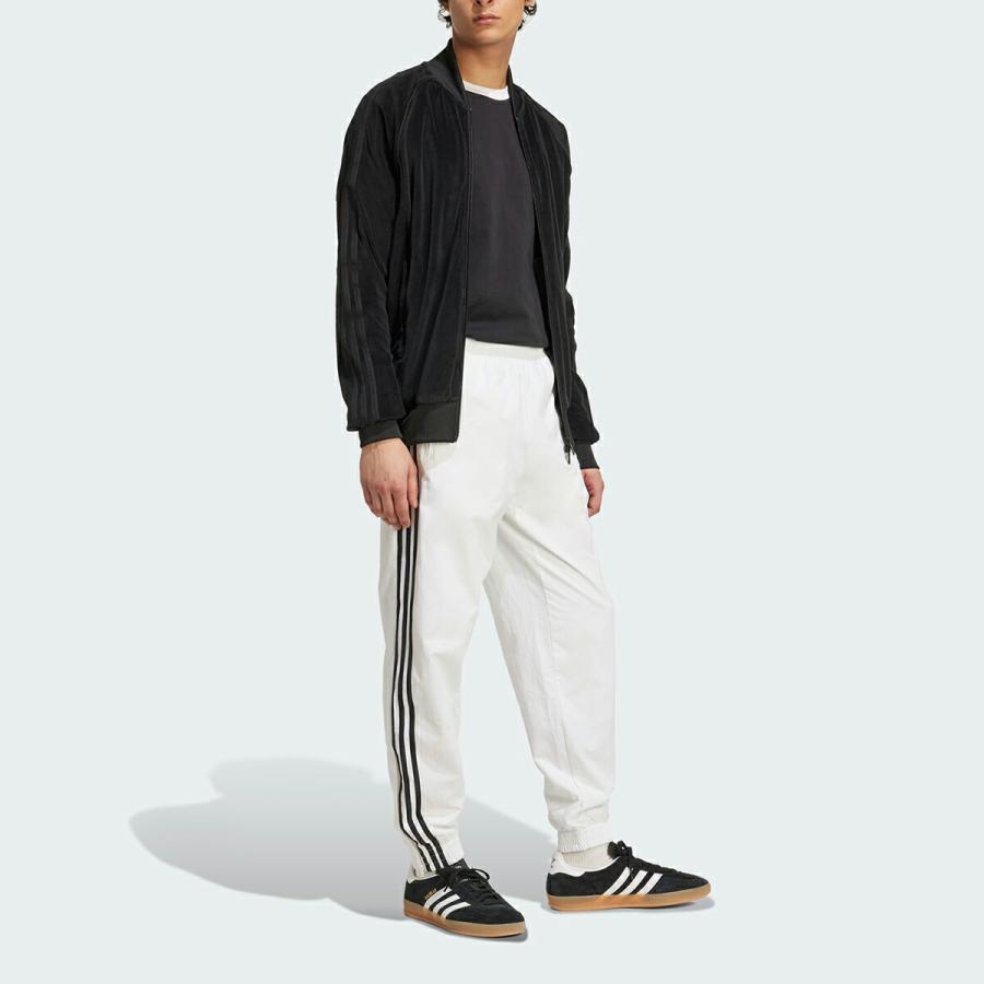 adidas ベロア トラックトップ adidas（アディダス） ベロア SST トラックトップ ブラック adidas