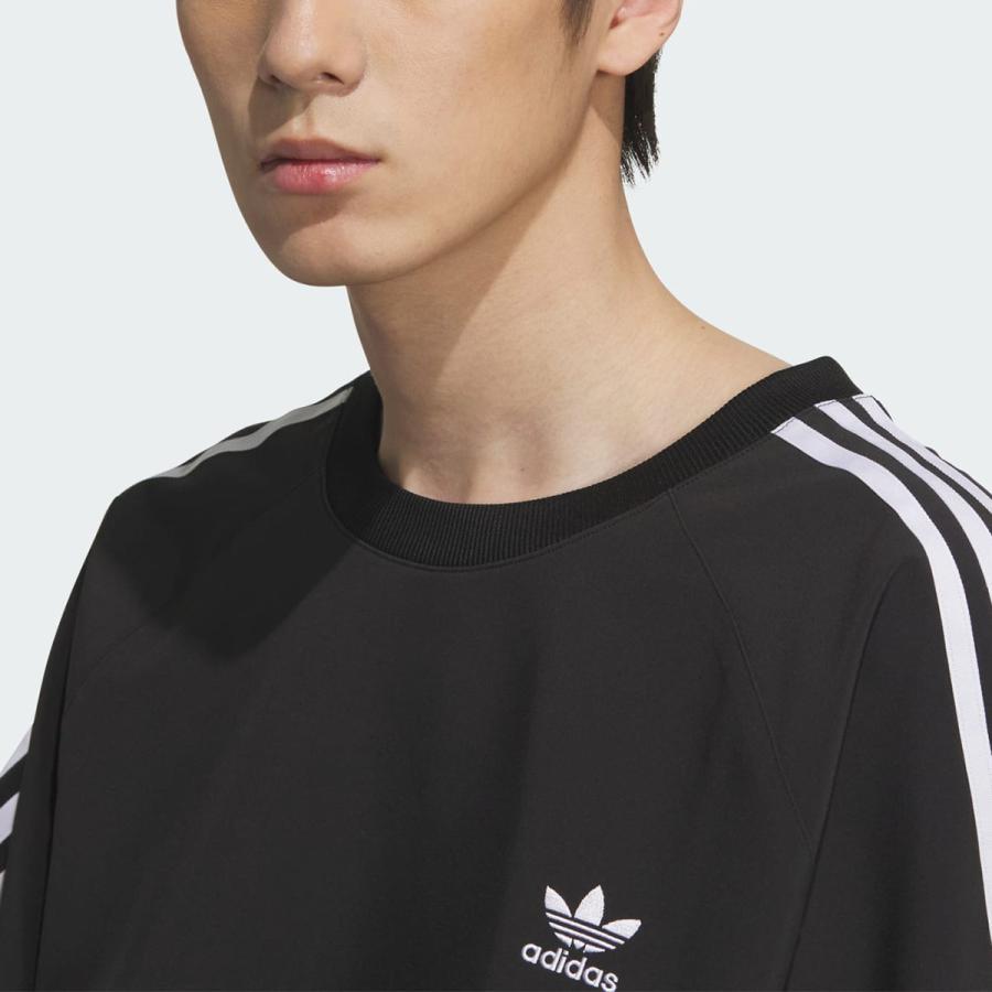 adidas（アディダス） ウーブン プルオーバー トップ ブラック