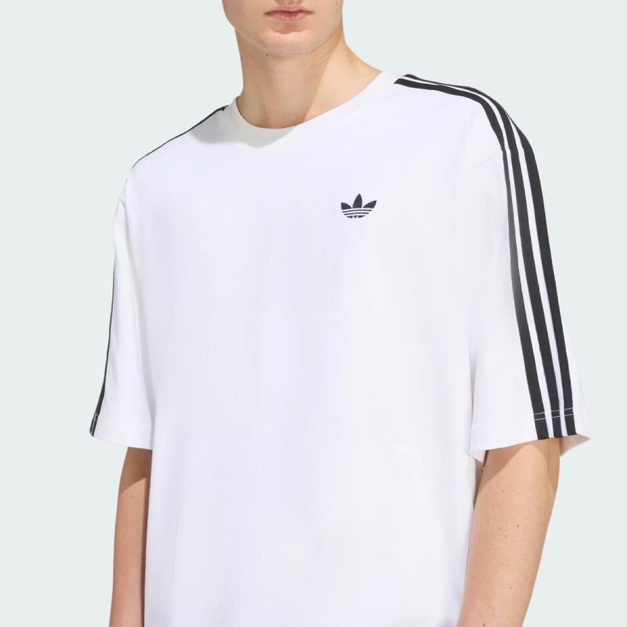 ❗️値下げ【/アディダス】 STRIPE JERSEY Tee adidas（アディダス） アディカラー スリーストライプス オーバー