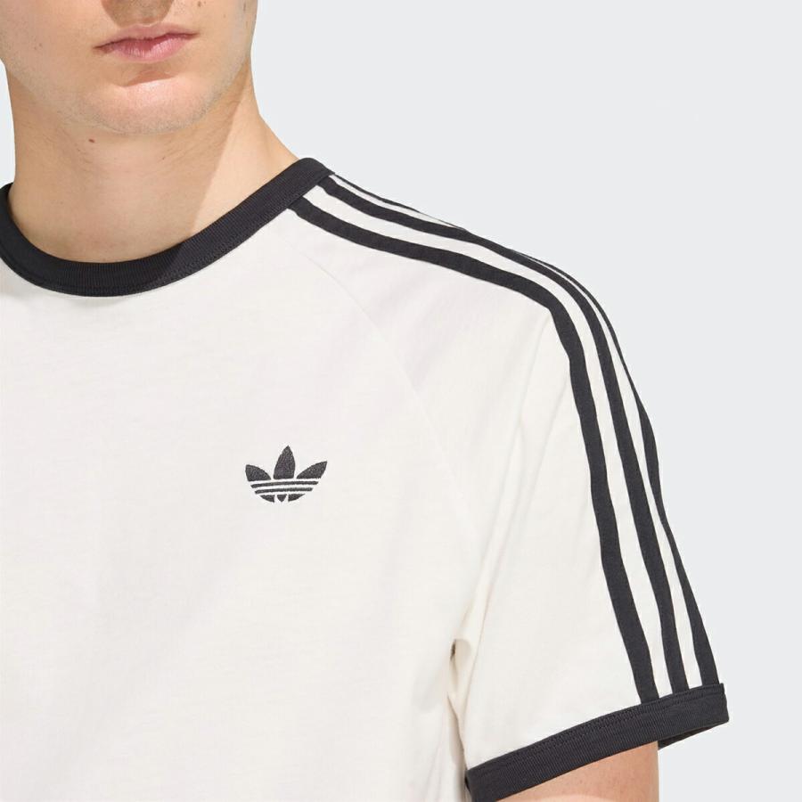 adidas（アディダス） U スリー ストライプス Tシャツ ホワイト adidas