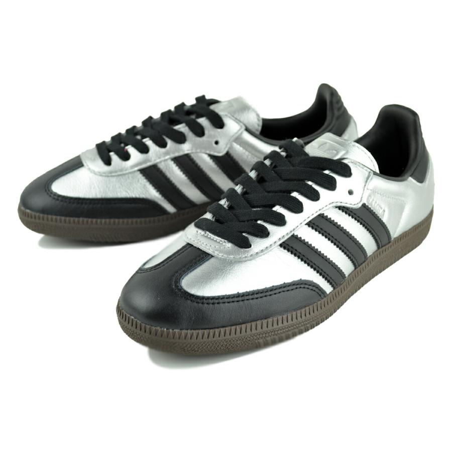 adidas（アディダス） サンバ OG シルバーメタリック コアブラック