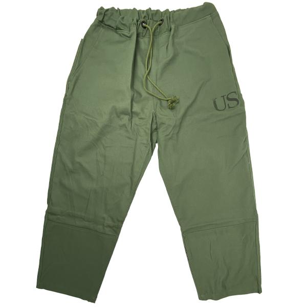 oddment リメイク ミリタリーパンツ US製TALONジップ オッドメント ランドリーバッグ イージーパンツ ODDMENT US LAUNDRY