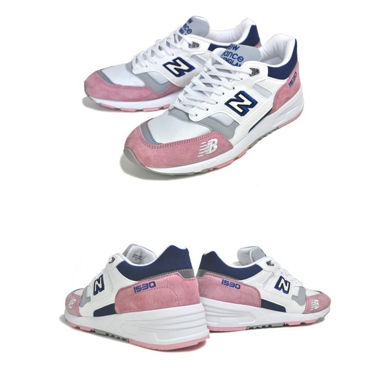 ニューバランス M1530 UK NEW BALANCE M1530WPB Made in England スニーカー NB 1500 30th Anniversary UK 1530 ピンク ホワイト ブルー width D｜ltd-online｜03